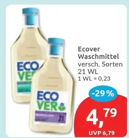 Budni Ecover Waschmittel Angebot