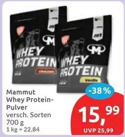 Budni Mammut Whey Protein- Pulver Angebot