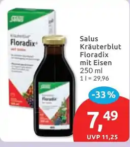 Budni Salus Kräuterblut Floradix mit Eisen Angebot