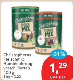 Budni Christopherus Fleischmix Hundenahrung Angebot