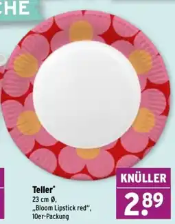 Wasgau Teller ,,Bloom Lipstick red" Angebot