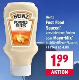 Wasgau Heinz Fast Food Saucen oder Mayo-Mix Angebot