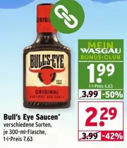 Wasgau Bull's Eye Saucen Angebot