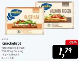 KONSUM Wasa Knäckebrot Angebot