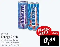 KONSUM Booster Energy Drink Angebot