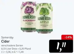 KONSUM Somersby Cider Angebot