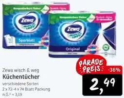 KONSUM Zewa wisch & weg Küchentücher Angebot