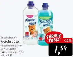 KONSUM Kuschelweich Weichspüler Angebot