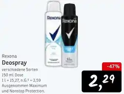 KONSUM Rexona Deospray Angebot