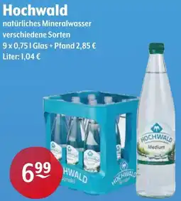Getränke Hoffmann Hochwald natürliches Mineralwasser Angebot