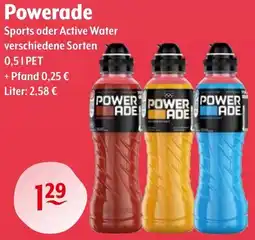 Getränke Hoffmann Powerade Sports oder Active Water Angebot