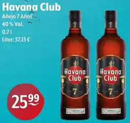 Getränke Hoffmann Havana Club Añejo 7 Años Angebot