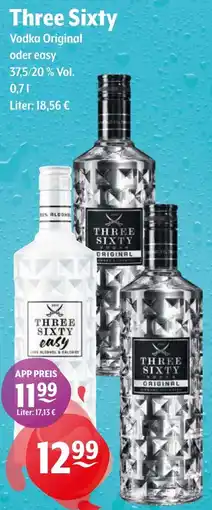 Getränke Hoffmann Three Sixty Vodka Original oder easy Angebot