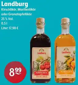 Getränke Hoffmann Landburg Kirschlikör, Marillenlikör oder Granatapfellikör Angebot