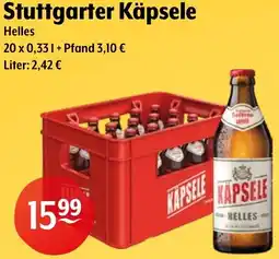 Getränke Hoffmann Stuttgarter Käpsele Helles Angebot