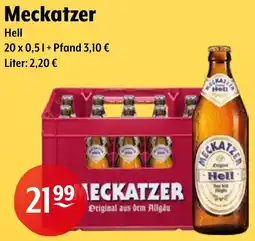 Getränke Hoffmann Meckatzer Hell Angebot