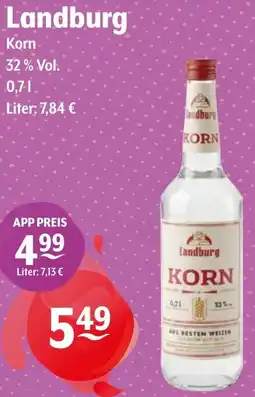 Getränke Hoffmann Landburg Korn Angebot