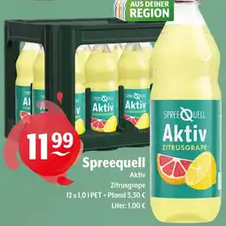 Getränke Hoffmann Spreequell Aktiv Zitrusgrape Angebot