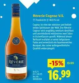 Lidl Réverie Cognac V.S Angebot