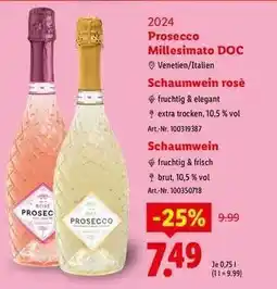 Lidl Prosecco Millesimato DOC Angebot