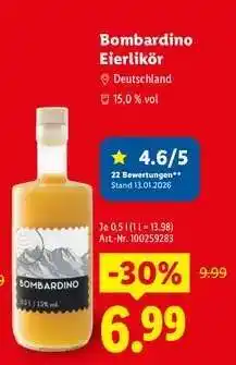 Lidl Bombardino Eierlikör Angebot