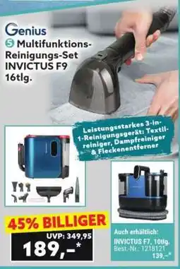 Norma Genius 5 Multifunktions-Reinigungs-Set INVICTUS F9 16tlg Angebot