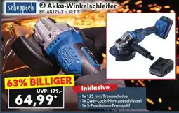 Norma Akku-Winkelschleifer BC-AG125-X - SET S Angebot