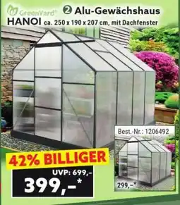 Norma Alu-Gewächshaus Angebot