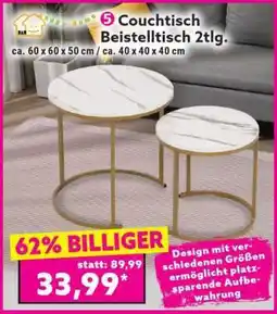 Norma Couchtisch Beistelltisch 2tlg Angebot
