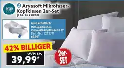 Norma Aryasoft Mikrofaser-Kopfkissen 2er-Set Angebot