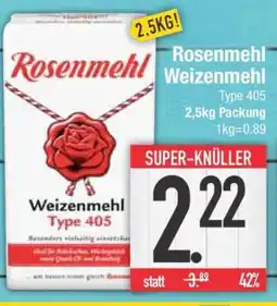 Edeka Rosenmehl Weizenmehl Type 405 Angebot