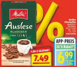 NP Discount Melitta Filterkaffee Angebot