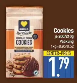 Edeka EDEKA Herzstücke Chocolate Cream Cookies Angebot