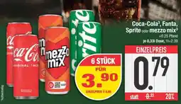 Edeka Coca-Cola, Fanta, Sprite oder Mezzo Mix Angebot