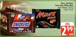 Edeka Mars, Snickers, Twix oder Milky Way Minis Angebot