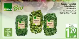Edeka Rucola, Feldsalat, Salatmix oder Blattspinat Angebot