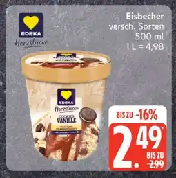 Edeka EDEKA Herzstücke Eisbecher Angebot