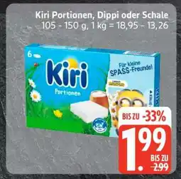 Edeka Kiri Portionen, Dippi oder Schale Angebot