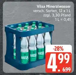 Edeka Vilsa Mineralwasser Angebot