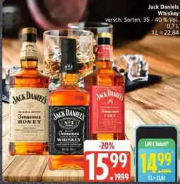 Edeka Jack Daniels Whiskey Angebot