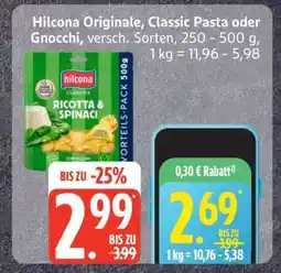 Edeka Hilcona Originale, Classic Pasta oder Gnocchi Angebot