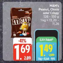 Edeka M&M's Peanut, Choco oder Crispy Angebot