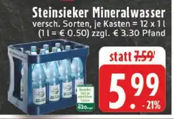 Edeka Steinsieker Mineralwasser Angebot