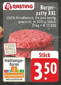 Edeka Rasting Burger-patty XXL Angebot