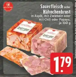 Edeka Sauerfleisch oder Hähnchenbrust Angebot