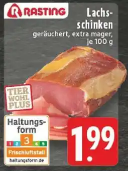 Edeka Rasting Lachsschinken Angebot