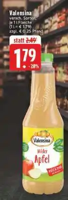 Edeka Valensina Milder Apfel Angebot