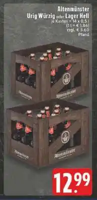 Edeka Altenmünster Urig Würzig oder Lager Hell Angebot