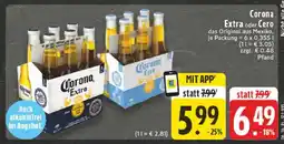 Edeka Corona Extra oder Cero Angebot