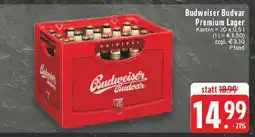 Edeka Budweiser Budvar Premium Lager Angebot